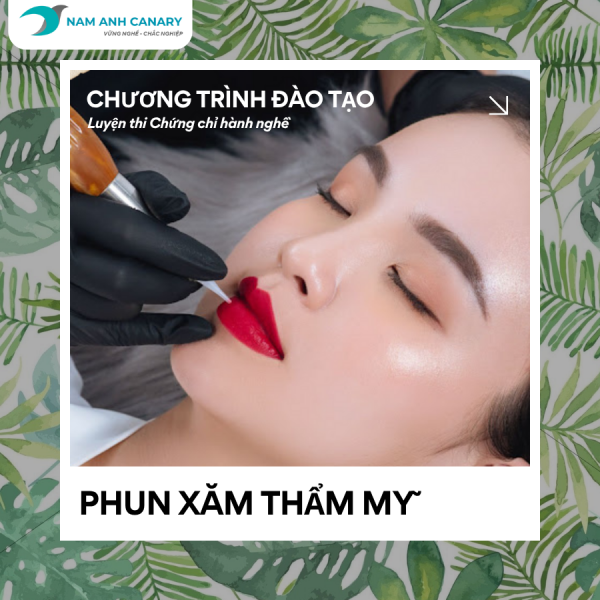 Khóa học ngắn hạn Ngành Phun xăm thẩm mỹ