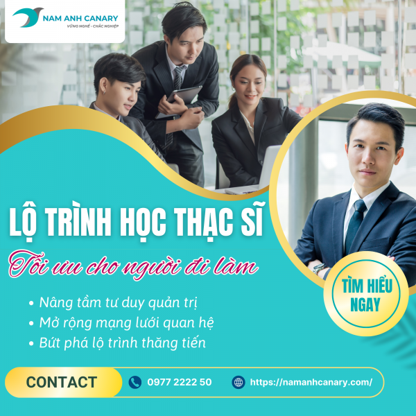 LỘ TRÌNH HỌC THẠC SĨ TỐI ƯU CHO NGƯỜI ĐI LÀM
