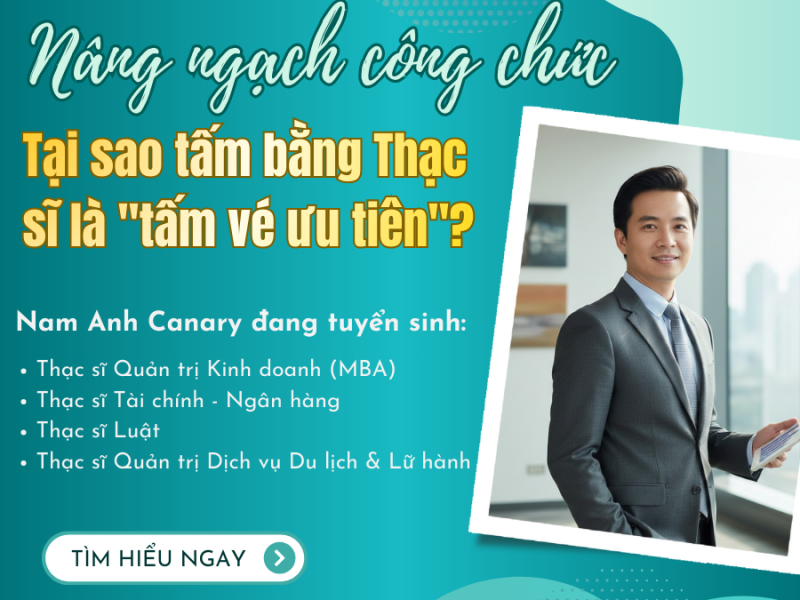 Đầu tư học vị Thạc sĩ: Bước đi chiến lược cho vị trí lãnh đạo tương lai
